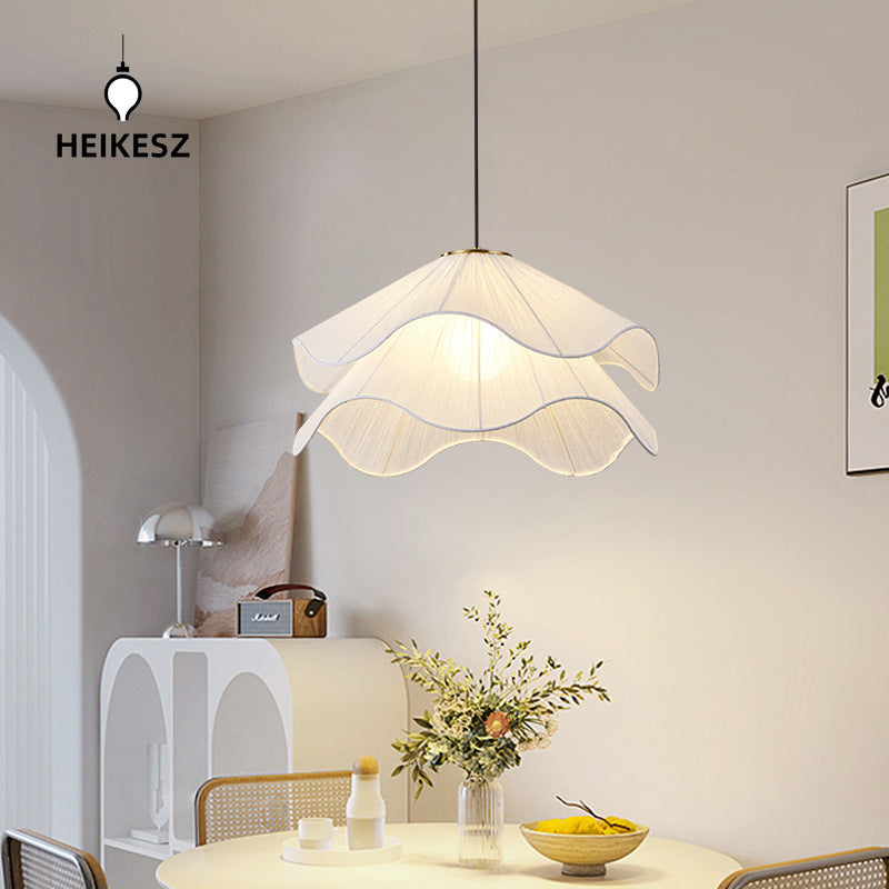 HEIKESZ Advanced cream wind chandelier living room light master light bedroom light Nordic simple warm romantic master bedroom lamp light fixtures for celling light