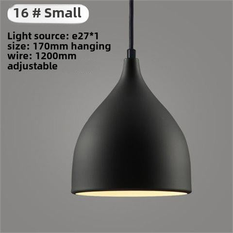 HEIKESZ Nordic industrial wind lamp Internet celebrity creative simple bar restaurant restaurant hot pot shop commercial single head orange chandelier