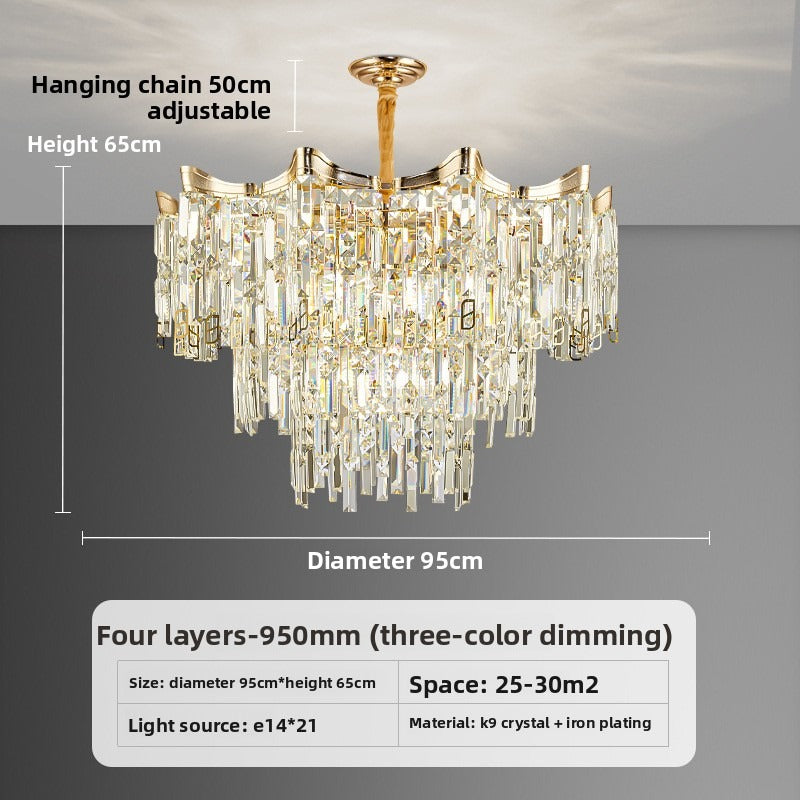 HEIKESZ New French Chandelier Crystal Ceiling Light for Dining Room Living Room Hall Hotel Wedding Luxury Villa Lighting Manufacturer