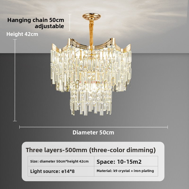 HEIKESZ New French Chandelier Crystal Ceiling Light for Dining Room Living Room Hall Hotel Wedding Luxury Villa Lighting Manufacturer