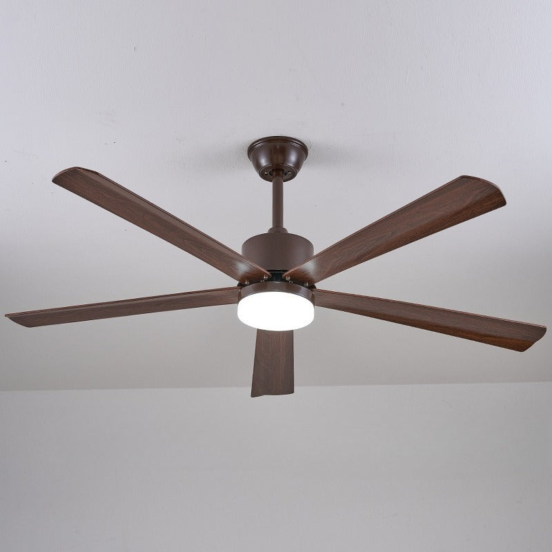HEIKESZ Industrial Retro Ceiling Fan with Light Remote Control Large Size Integrated Fan for Living Room Home Use Cross Border Wholesale