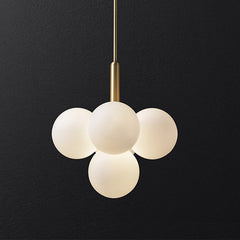 HEIKESZ Nordic postmodern living room designer model room chandelier simple fashion bedroom light dining room art magic bean chandelier lamp light fixtures for celling light