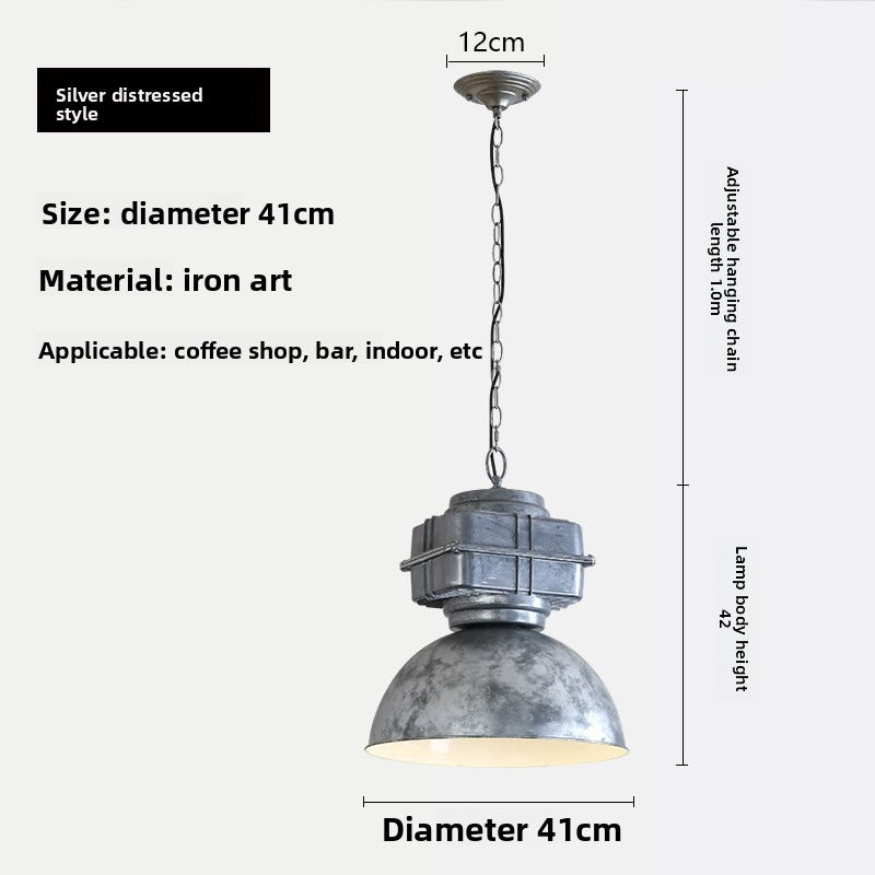 HEIKESZ Vintage Industrial Cast Aluminum Ceiling Light Wholesale Retro Pendant Lamp For Restaurant Bar Living Room Clothing Store Creative Lighting