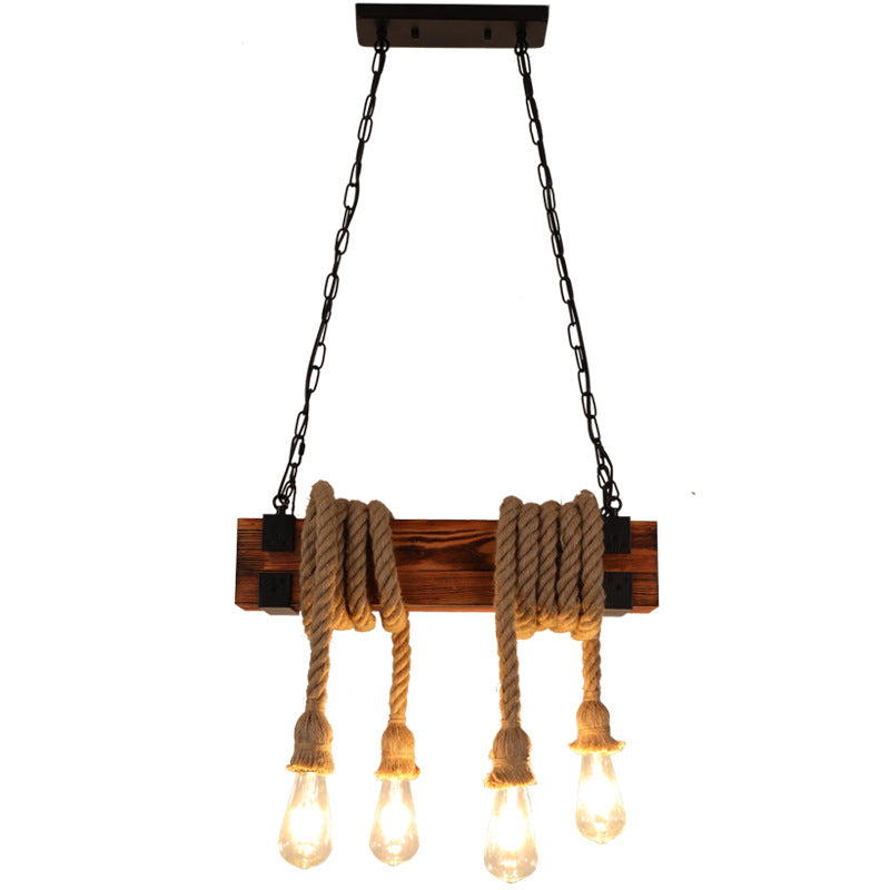 HEIKESZ Exclusive for Cross-Border American Retro Industrial Style Chandelier Living Room Dining Room Bar Lamp Creative Coffee Shop Dining Table  Light LED Light for Bedroom Night Aesthetic Room Lamp