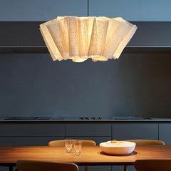 HEIKESZ Wabi wind restaurant table light medieval fabric art zen tea room study bed and breakfast bedroom chandelier lamp light fixtures for celling lights