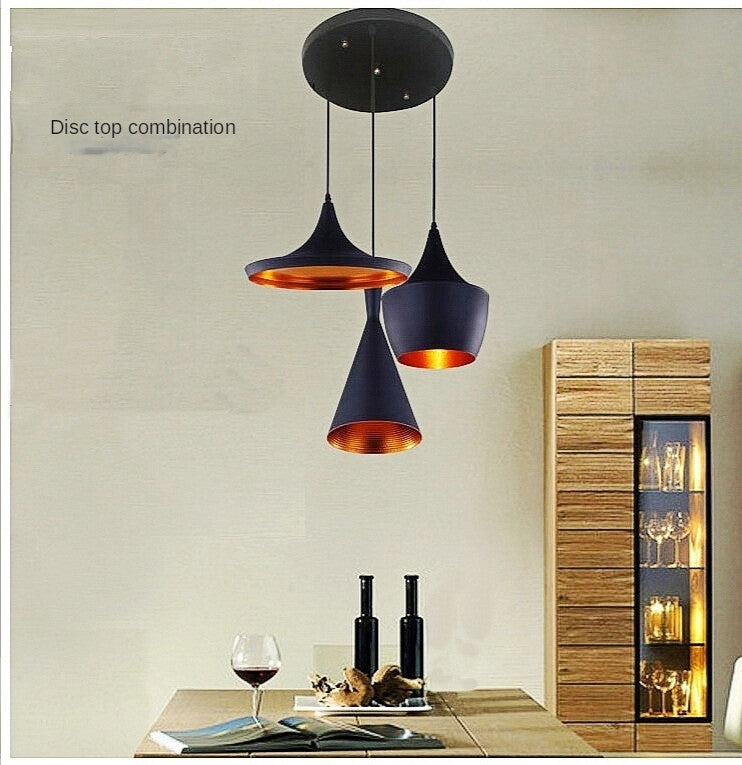 HEIKESZ Creative Art Aluminum Living Room Chandelier Nordic Minimalist Dining Room Chandelier LOFT Industrial Style Chandelier american style retro outdoor indoor retro bedroom lamp american-style Industrial wind