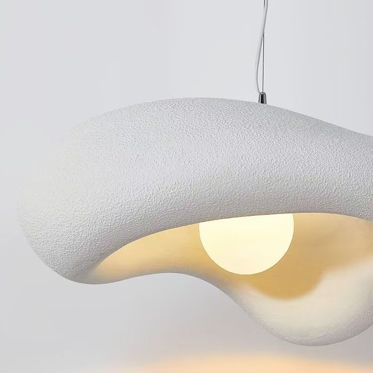 HEIKESZ Japanese Style Ceiling Light Cream Color Living Room Bedroom Dining Pendant Lamp Wabi **** Amazon Best Seller