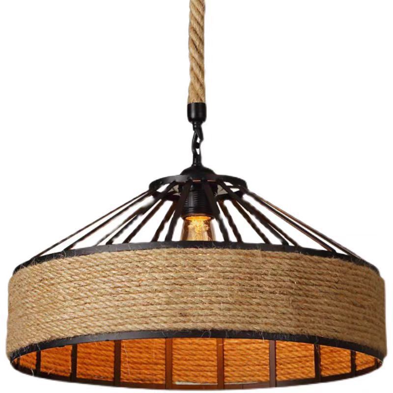 Vintage Industrial Style Ceiling Light with  for Restaurant Cafe Tea House Commercial Use Creative Pendant Lamp