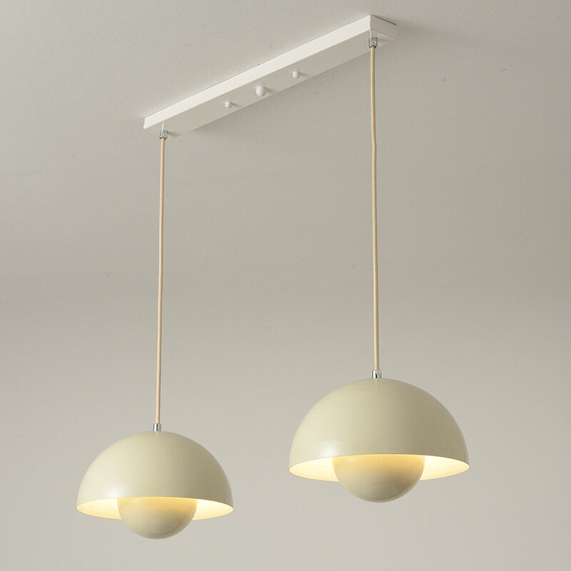 HEIKESZ Danish Designer Bud Chandelier Macaron Three Heads Dining Room Lamp Nordic Modern Minimalist Bedroom Lighting