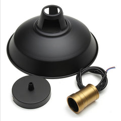 HEIKESZ Retro Industrial Style Lampshade Chandelier Living Room Bar Dining Table Lamp Creative Pot Cover Milk Tea Cake Hot Pot Restaurant Small Droplight LED Light for Bedroom Night Aesthetic Room Lamp