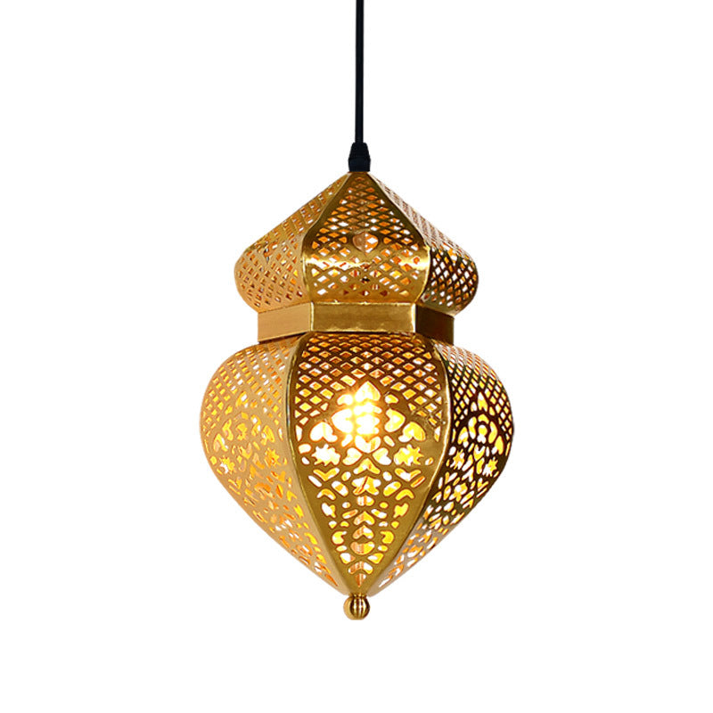 HEIKESZ Xinjiang Arab South East Asia Thai style chandelier Hotel restaurant B & B Inn aisle hollow carved chandelierChandelier, restaurant light, living room light