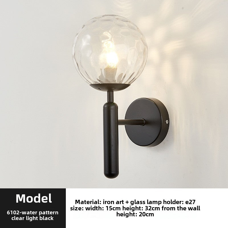 HEIKESZ Cross-border Amazon Internet celebrity wall lamp American aisle staircase living room background wall modern simple bedroom bedside lamp light fixtures for celling lights
