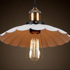 HEIKESZ American Country Retro Iron Art Lotus Leaf Retro Nostalgic Dining Room and Study Room Bar Cafe Loft Chandelier american style retro outdoor indoor retro bedroom lamp american-style Industrial wind
