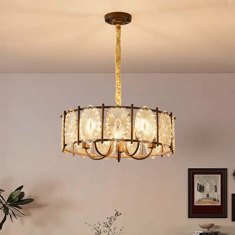 HEIKESZ Vintage American Style Bedroom Ceiling Light French Mid Century Modern Pendant Lamp for Dining Room Bar New Arrival from Zhongshan