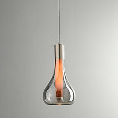 HEIKESZ Italian restaurant single head glass chandelier designer simple creative bar table model house light luxury decoration bedside lamp light fixtures for celling light