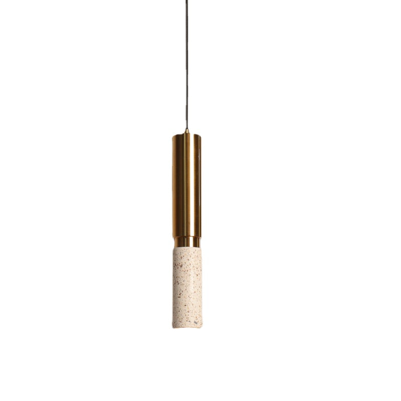 HEIKESZ Nordic Minimalist Small Droplight Modern Bedroom Bedside Lamp Marble Single Head Ceiling Light Fixtures for Living Room
