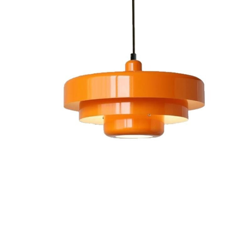 HEIKESZ vintage orange Japanese wabi **** ceiling light Nordic dining room creative bar retro pendant lamp
