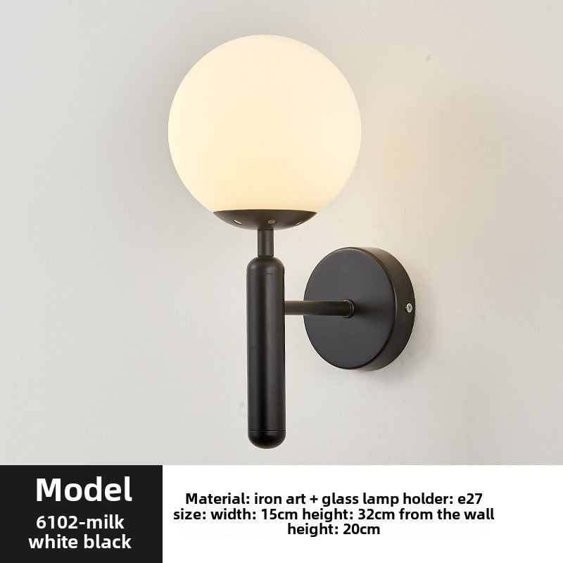 HEIKESZ Cross-border Amazon Internet celebrity wall lamp American aisle staircase living room background wall modern simple bedroom bedside lamp light fixtures for celling lights