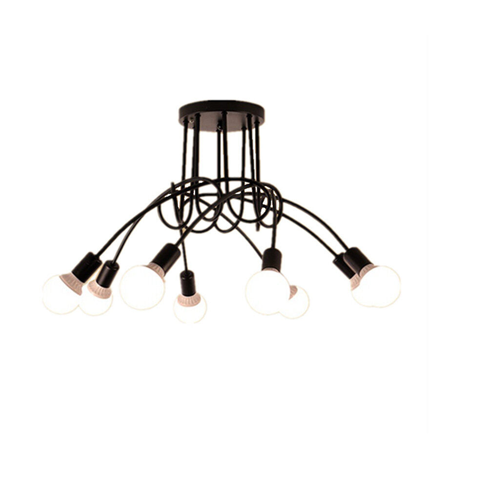 HEIKESZ Creative American Wrought Iron Restaurant Chandelier Retro LOFT Industrial Style Chandelier Simple Led Dining Lamp american style retro outdoor indoor retro bedroom lamp american-style Industrial wind