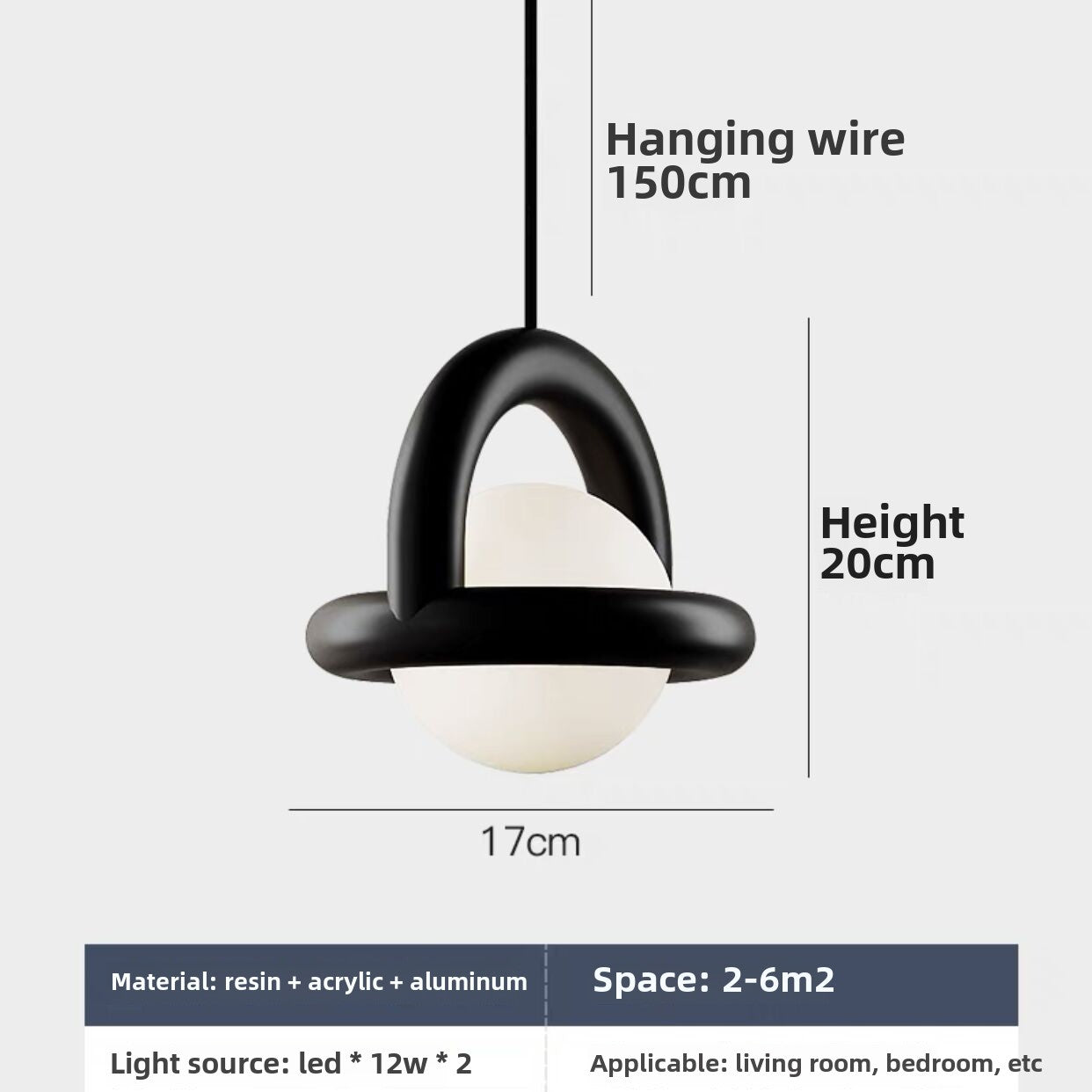 HEIKESZ Nordic minimalist art creative balloon living room dining room decorative chandelier modern wabi wind bedroom bedside small chandelier lamp light fixtures for celling light