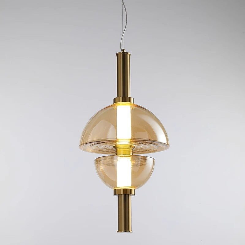 HEIKESZ Nordic simple modern restaurant glass small chandelier homestay master bedroom bedside light luxury cafe dining table bar chandelier lamp light fixtures for celling light