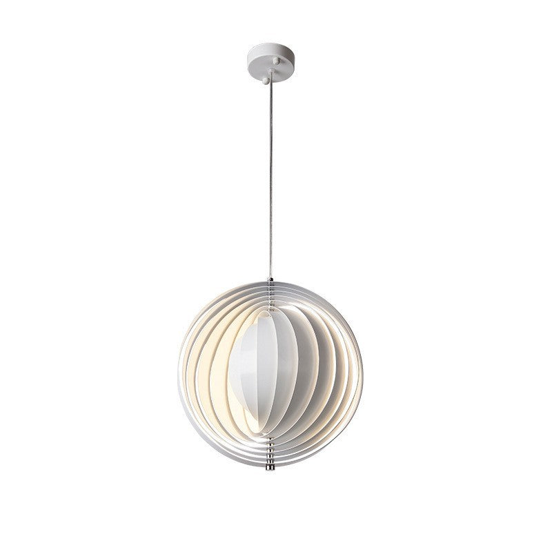 HEIKESZ Nordic simple restaurant bar chandelier modern designer creative living room bedroom model room moon rotating lamp light fixtures for celling light