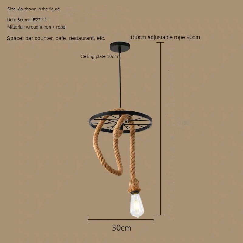 HEIKESZ American Country Pendant Lamp Dining Room/Living Room Bedroom Light Industrial Wind Ceiling Lamp Creative Plant Flowers and Plants Decoration Pendant Lamp LED Light for Bedroom Night Aesthetic Room Lamp