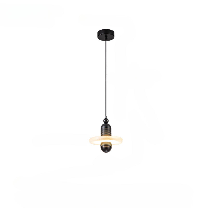 HEIKESZ Modern Chandelier Luxury Spanish Marble Designer Light for Dining Room Bedroom Bar Counter Ceiling Lighting Fixtures