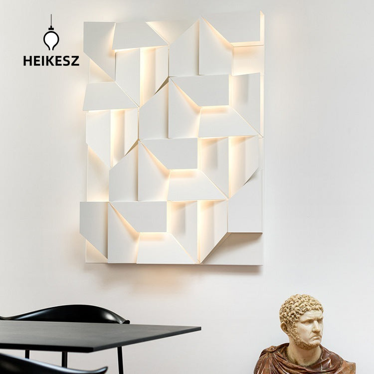 HEIKESZ Designer creative living room wall lamp model room bedroom background wall corridor entrance art decorative painting lamp light fixtures for celling lights
