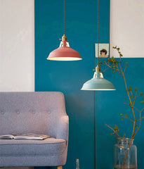 HEIKESZ Nordic Macaron Three-Way Hole Creative Simple Modern Dining-Room Lamp Cafe Clothing Store Bar Pot Cover Chandelier american style retro outdoor wall lamp indoor retro bedroom lamp american-style Industrial wind