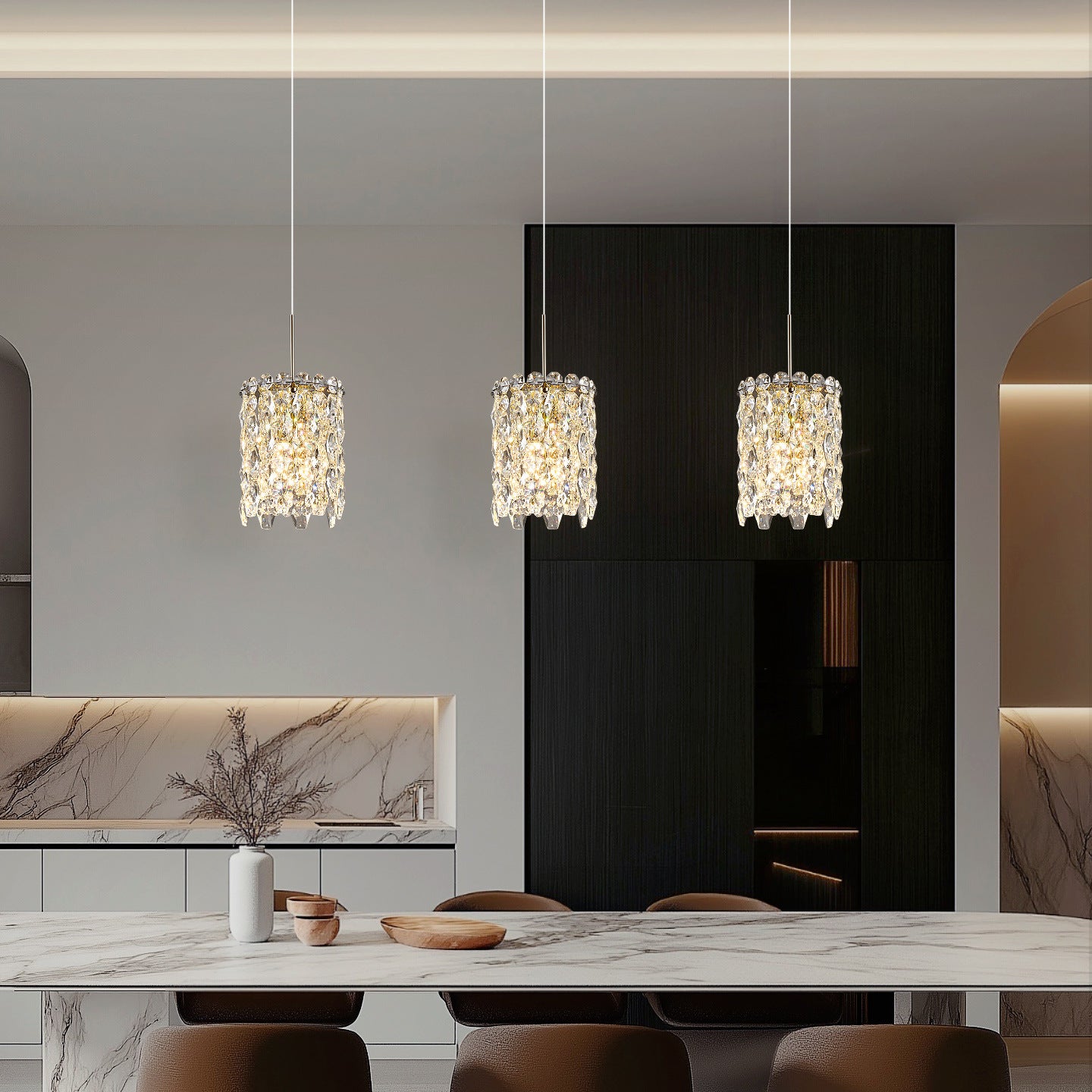 HEIKESZ Elegant Minimalist Ceiling Lighting Creative Pendant Lamp for Bedroom Bar Restaurant Designer Decor Lighting