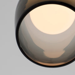 HEIKESZ Nordic Pendant Lamp Modern Glass Chandelier for Restaurant Cafe Bedroom Ceiling Light Fixtures Simple Art Decor