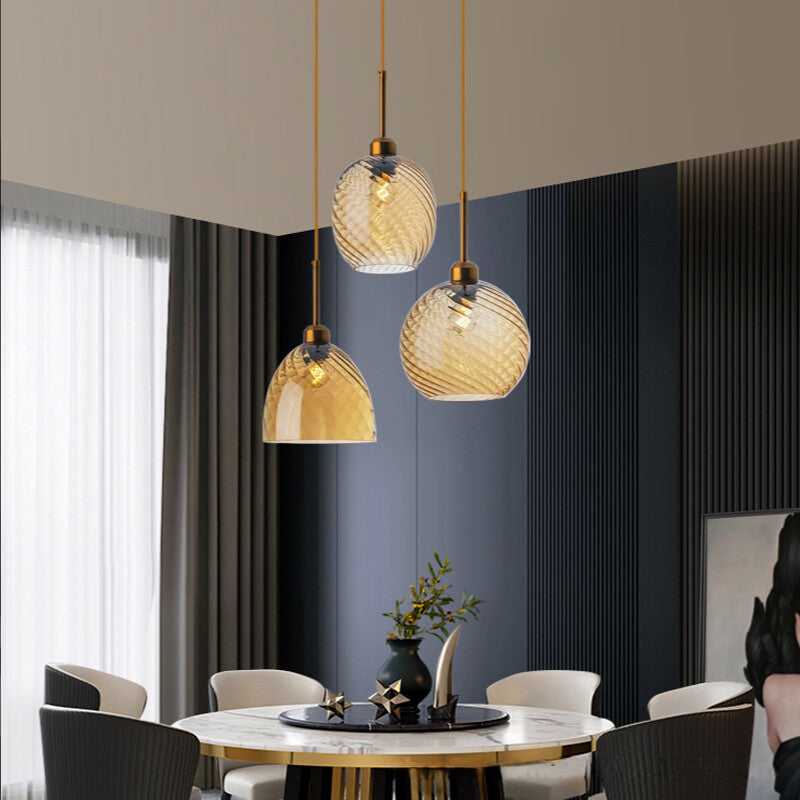 HEIKESZ Nordic Style Small Droplight Creative Dining Room Personality Bed Head Bar Designer Stair Light Villa Hotel Net Red Light Warm Room Lamps Chandelier for Living Bedroom Lighting Ceiling
