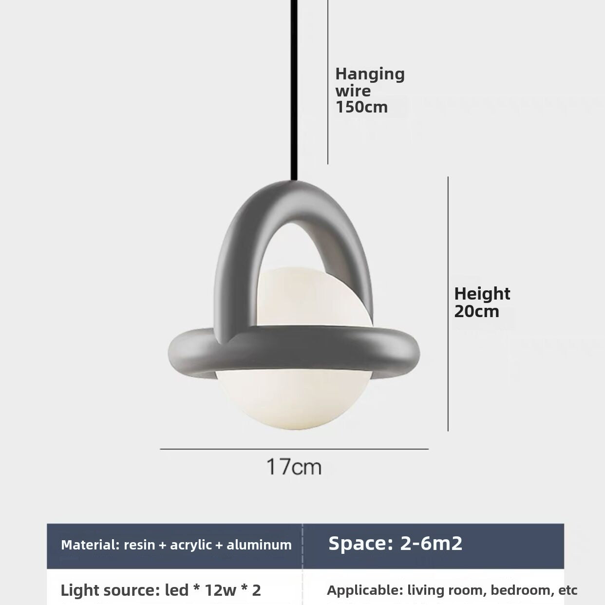 HEIKESZ Nordic minimalist art creative balloon living room dining room decorative chandelier modern wabi wind bedroom bedside small chandelier lamp light fixtures for celling light