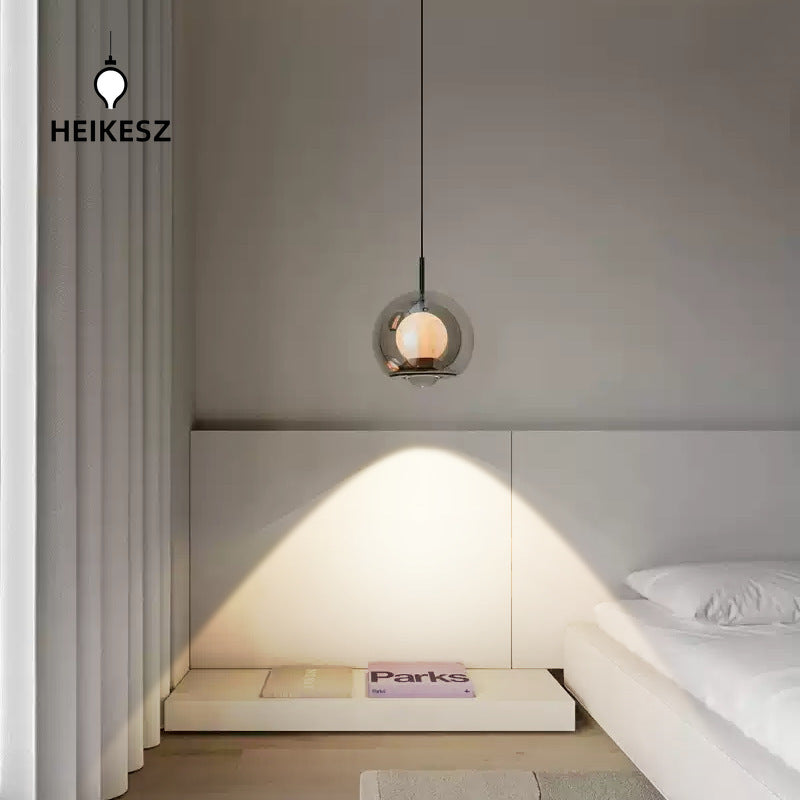 HEIKESZ Adjustable Marble Pendant Light Luxury Spanish Natural Ceiling Lamp for Living Room Dining Room Bar Bedroom