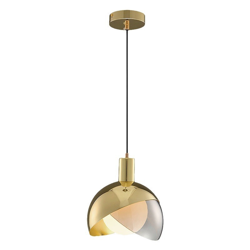 HEIKESZ Nordic glass small chandelier simple modern creative restaurant bar clothing store window bedroom bedside decorative chandelier lamp light fixtures for celling light