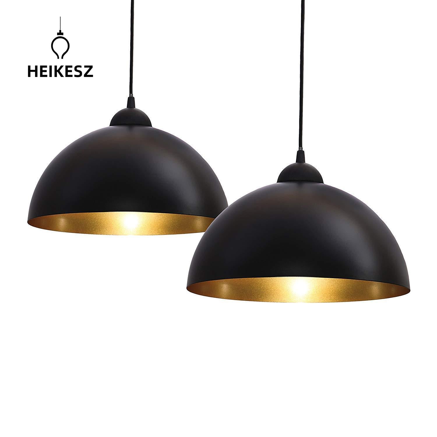 HEIKESZ Vintage Industrial Ceiling Light Single Head Retro Pendant Lamp for Restaurant Living Room Bedroom Study Bar