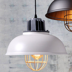 HEIKESZ American Retro Industrial Style Bar Counter Chandelier Loft Creative Restaurant Cafe Internet Coffee Iron Pot Cover Chandelier american style retro outdoor indoor retro bedroom lamp american-style Industrial wind