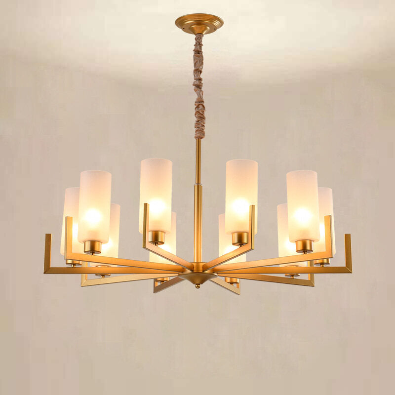 New Chinese-Style Chandelier Villa Duplex Building Lamp in the Living Room Internet Celebrity Personalized Bedroom Dining-Room Lamp Chinese Style Lighting Warm Room Lamps Light Chandelier for Living Chandelier Bedroom Chandelier Lights Room Lighting