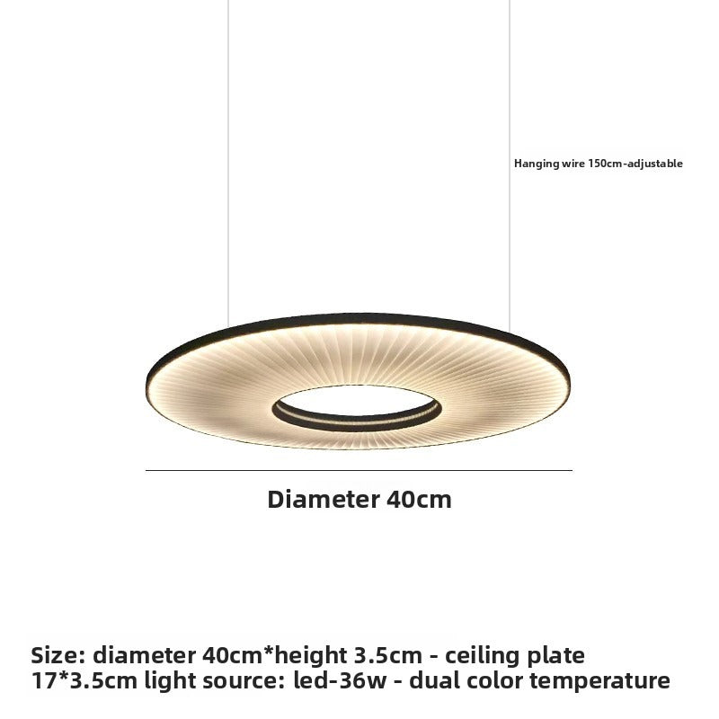 Minimalist Circle Ceiling Light Modern Living Room Lamp Postmodern Design Creative Art Decor for Bedroom Showroom
