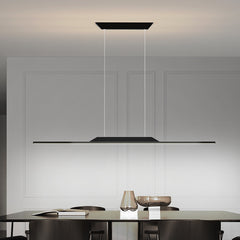 HEIKESZ Nordic simple led restaurant chandelier minimalist word study dining table bar light office chandelier lamp light fixtures for celling light