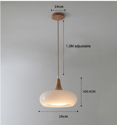 HEIKESZ Nordic creative persimmon chandelier retro Japanese Bauhaus restaurant bar chandelier simple study bedroom hanging lamp light fixtures for celling lights