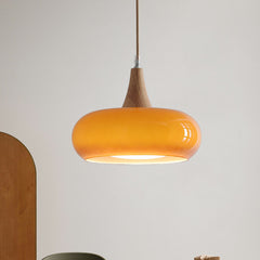 HEIKESZ Nordic creative persimmon chandelier retro Japanese Bauhaus restaurant bar chandelier simple study bedroom hanging lamp light fixtures for celling lights