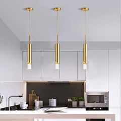 HEIKESZ Luxury Bedroom Chandeliers Modern Simple Design Long Line Single Head Small Ceiling Lights for Living Room Bar Restaurant