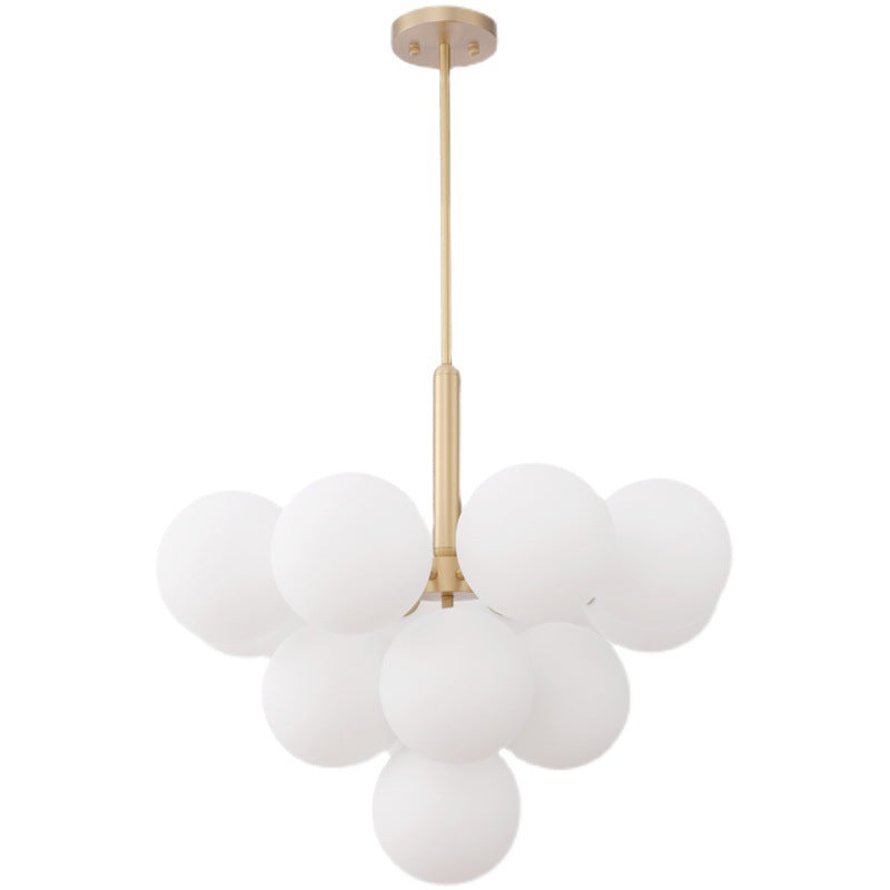HEIKESZ Nordic postmodern living room designer model room chandelier simple fashion bedroom light dining room art magic bean chandelier lamp light fixtures for celling light