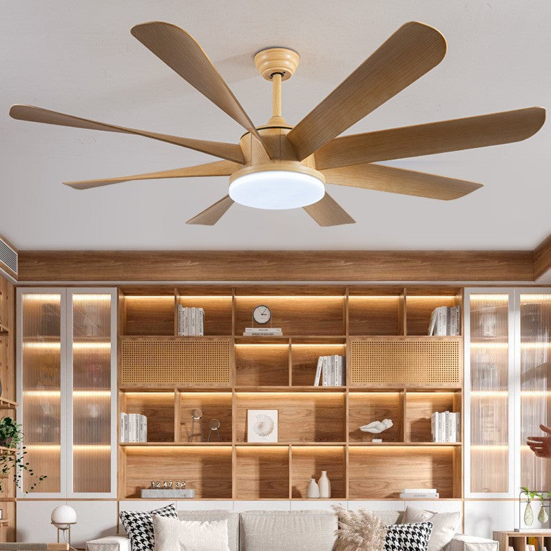 HEIKESZ Large Ceiling Fan Light Modern Silent Retro Electric Fan for Home Dining Hall Simple Design High Wind