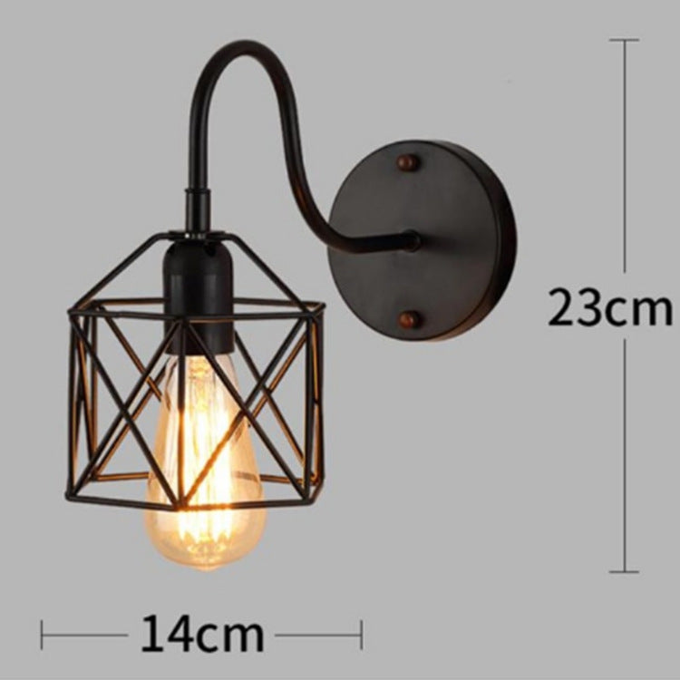 HEIKESZ American Country Retro Industrial Style Living Room Dining Room and Study Room Wall Lamp