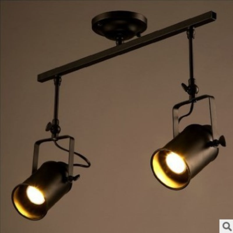 HEIKESZ Industrial Fengke Restaurant and Cafe Background Wall Ceiling Light Bar Retro Clothing Store Open-Mounted Bar Spotlight LED Light for Bedroom Night Aestitic Room Lamp