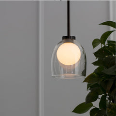 HEIKESZ Postmodern creativity gradual change soot glass small chandelier American art restaurant sofa porch designer chandelier lamp light fixtures for celling lights
