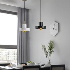 HEIKESZ Modern Single Three Head Small Droplight Nordic Brass Marble Planet Chandelier for Bedroom Living Room Decor